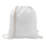 Rucksack aus recycelter Baumwolle (70%), Polyester (30% rPET) (140 g/m²) Giunrg