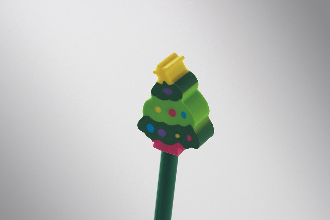 Holzbleistift mit Radiergummi Trudivri