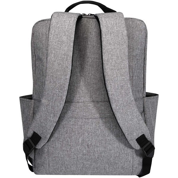 15" Laptop-Rucksack aus recyceltem GRS-Material 15 L - Stein