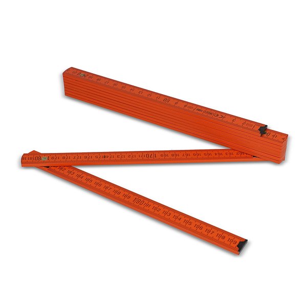 Zollstock Holz 2m Premium lackiert Dicorioli