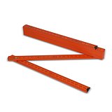 Zollstock Holz 2m Premium lackiert Dicorioli