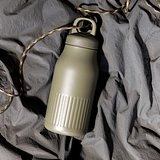 Truls Stahlisolierflasche mit praktischem Klickverschluss (recycelt) 500 ml Lolfen