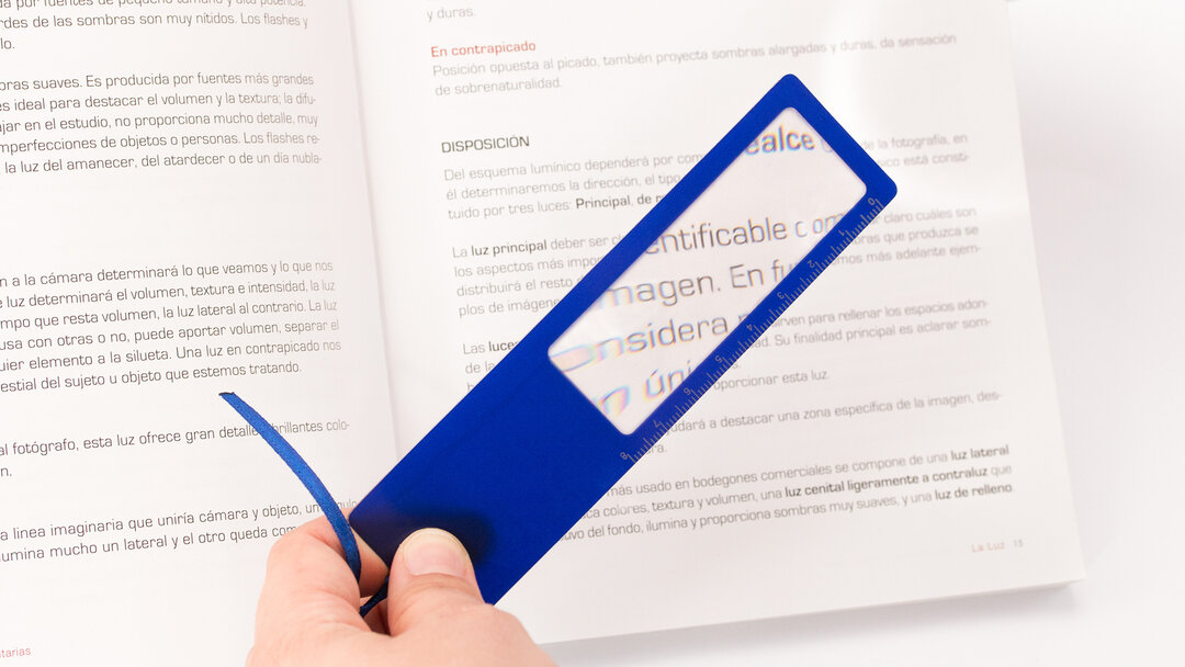 Lineal Lupe Lesezeichen Idkam