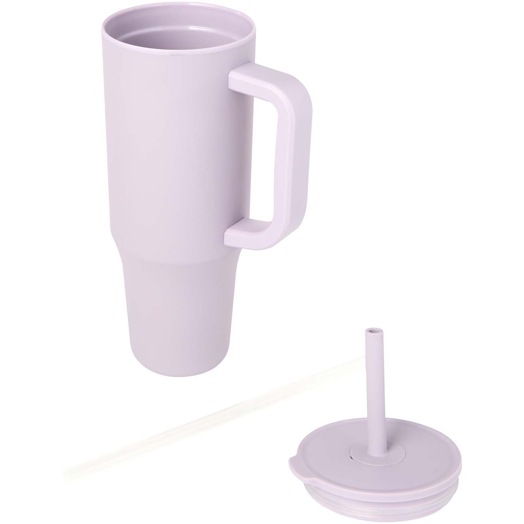 900 ml RCS-zertifizierter Isolierbecher mit Silikon Trinkhalm - Annang