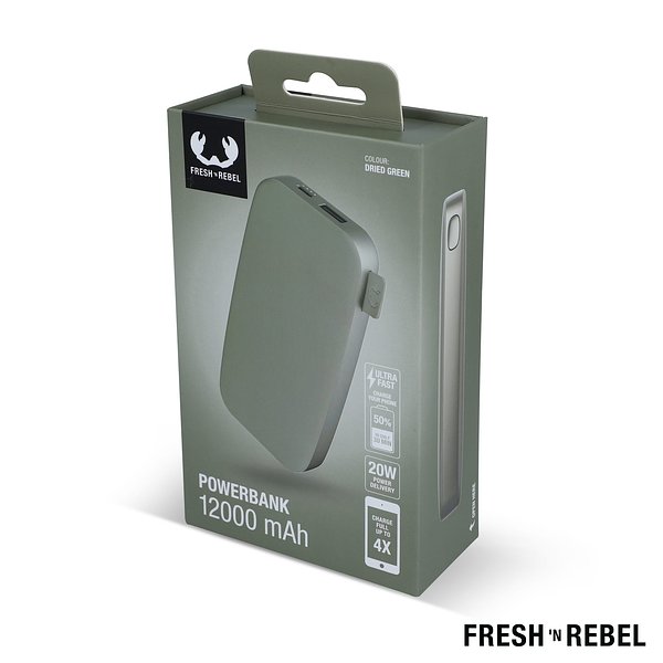 Powerbank 12.000mAh USB-C Ultra Fast Charging 20W Steivat