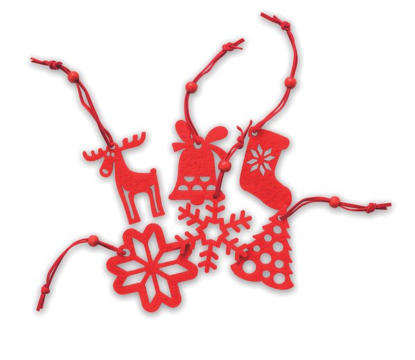 6-teiliges Filz-Anhänger Set Bigns