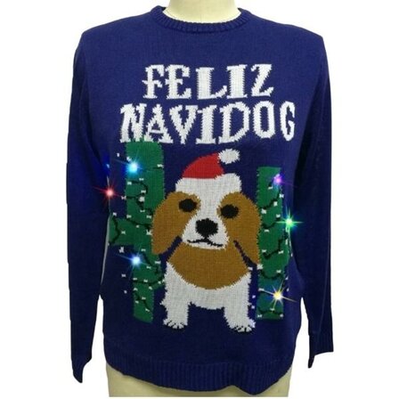 Logo Gestrickter Pullover-Ugly Christmas Sweater 