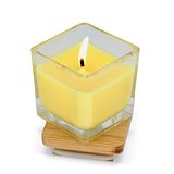 Chakra Kerze auf pflanzlicher Basis im Glasgefäß Utzi