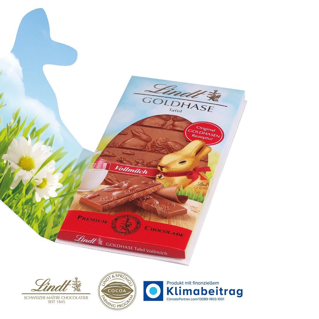 Schokoladentafel „Goldhase“, 120 g