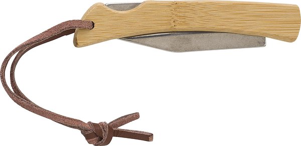Klappbares Messer aus Edelstahl und Bambus Ruelvep