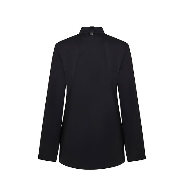 Kochjacke für Damen (190 g/m²), aus Baumwolle (35 %) und recyceltem Polyester (65 %) Jovigen