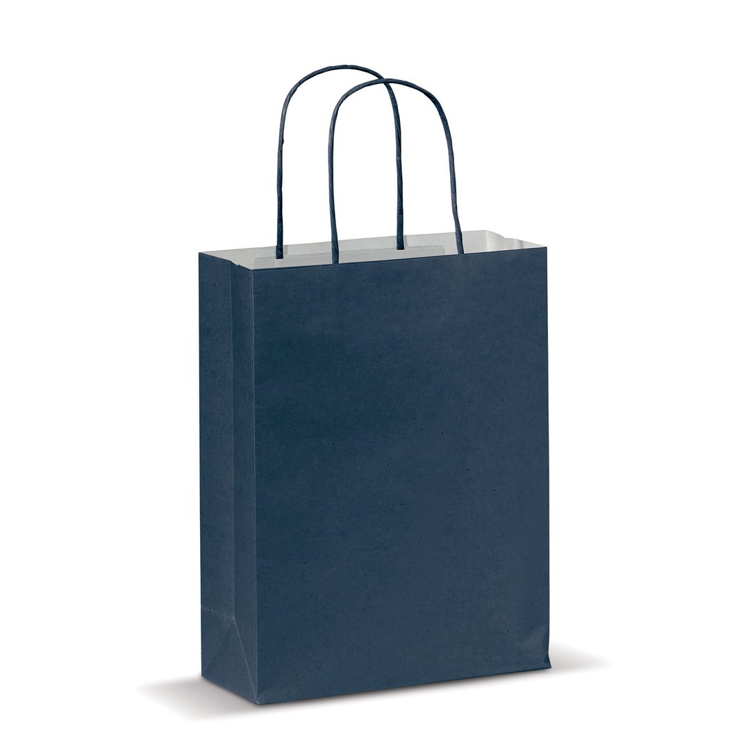 Kleine Papiertasche im Eco Look 120g/m² Lütz