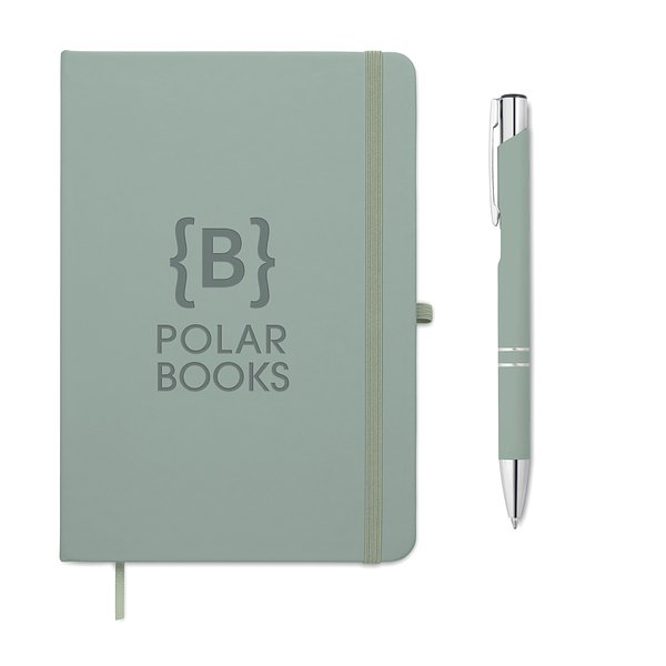 DIN A5 Notizbuch mit Kuli Mingli