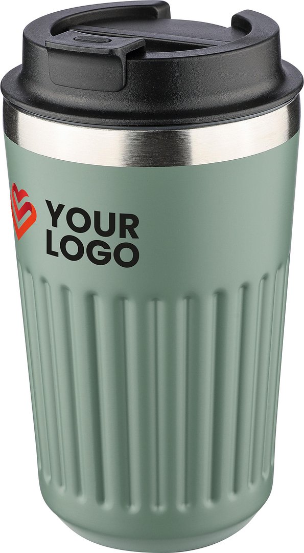 Recycelter Edelstahl-Reisebecher (400 ml) Warlep
