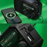 Philips TAR1609 Notfallradio mit analogem FM/AM-Tuner und Taschenlampe Elveri