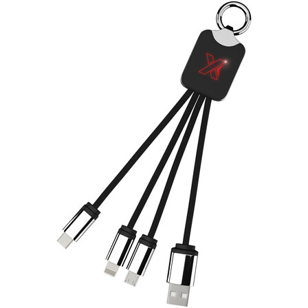 Quatro Ladekabel mit Leuchtlogo - Waren