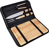 Grillset Chtha | Edelstahl | 4 St. | Polyestertasche