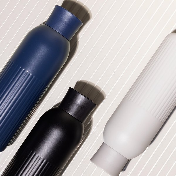 Tekla Push Stahlisolierflasche mit Druckverschluss (recycelt) 500 ml Jonica