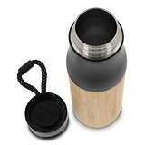 Isolierflasche Bambus mit Trageschlaufe 500ml Paulio