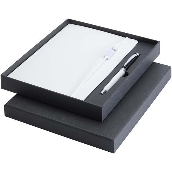 Elegance A5 Hardcover Notizbuch mit Tintenroller Set - Stgan