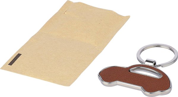 Schlüsselanhänger aus recyceltem Leder Diccel