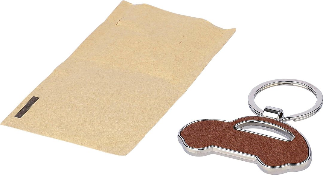 Schlüsselanhänger aus recyceltem Leder Diccel