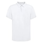 Erwachsene Weiss Polo-Shirt Idpan