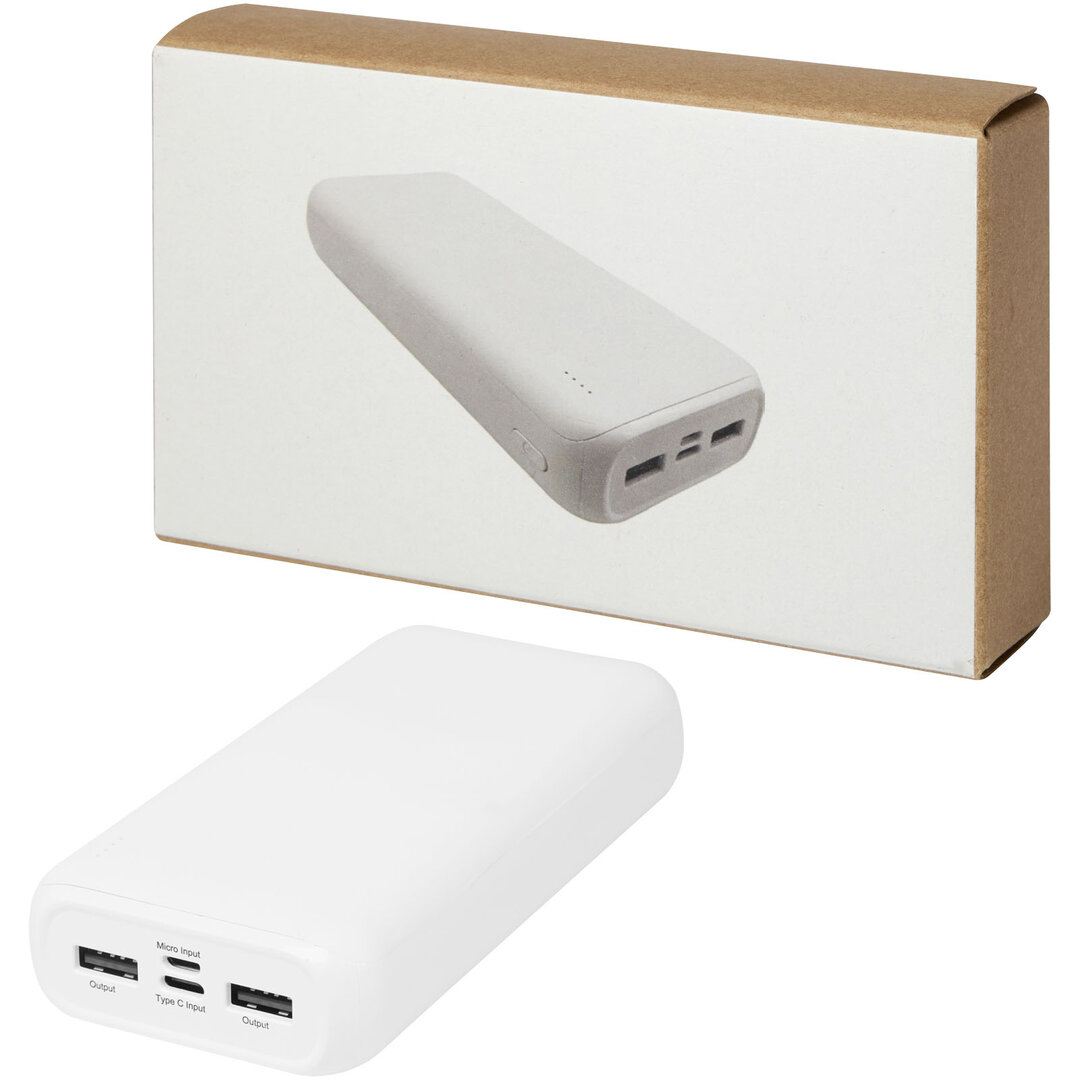 20.000 mAh Powerbank aus recyceltem Kunststoff - Dica