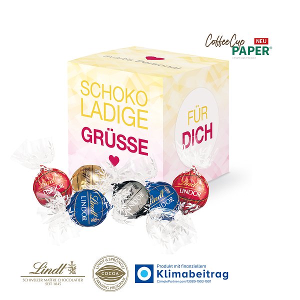 Würfelbox mit süsser Füllung