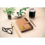 Mappe A5 aus Kork und recyceltem Polyester (100 % rPET) mit abnehmbarem Notizblock Uorinatht