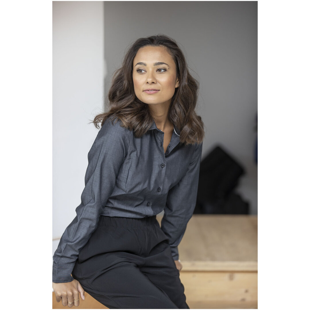 Langarm Shirt aus GOTS-zertifizierter Bio-Baumwolle für Damen - Leel