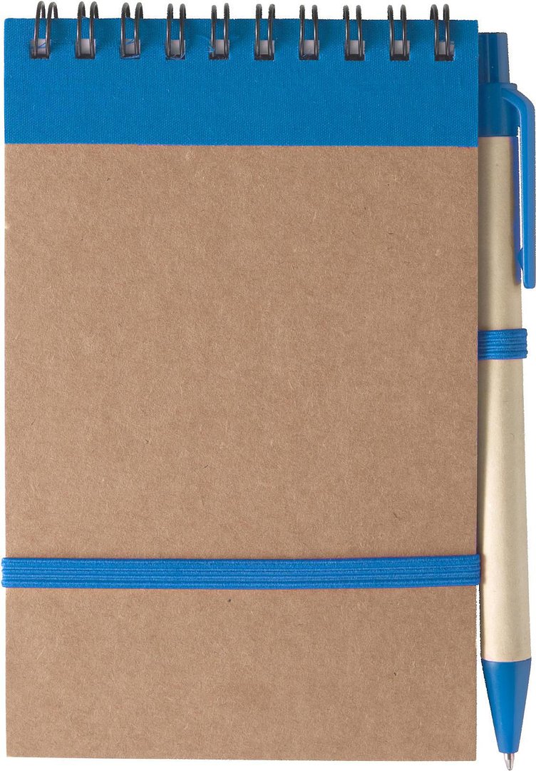 Notizbuch aus recyceltem Karton Held