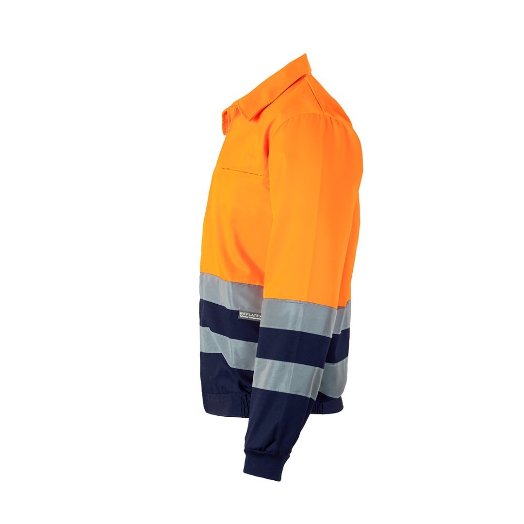 Zweifarbige Twill-Jacke (210g/m²) aus Polyester (80%) und Baumwolle (20%) Mirinas