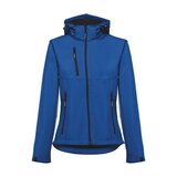 Softshelljacke für Damen, mit abnehmbarer Kapuze Badala