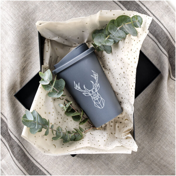 350 ml Isolierbecher mit auslaufsicherem Schraubverschluss - Jörg