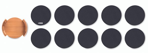 RPET-Untersetzer-Set Channanni