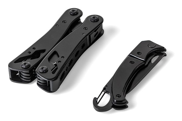 Schwarzes Aluminium-Multitool Lurst