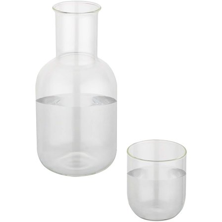 Set aus Glaskaraffe und Tasse - Ittas