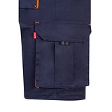 Zweifarbige Stretch-Bermudashorts mit mehreren Taschen (240 g/m²) aus Baumwolle (46 %), EME (38 %) und Polyester (16 %) Altie