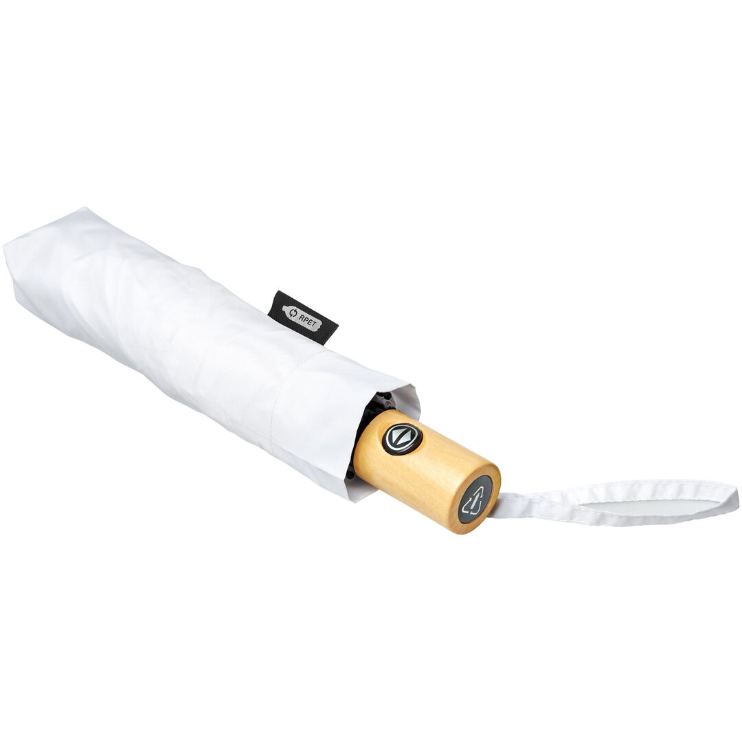 21" Vollautomatik Kompaktregenschirm aus recyceltem PET-Kunststoff - Utzen