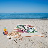 R-PET-Schnelltrocknungs-Strandtuch 100 × 180 cm, Sublimationsdruck Linati