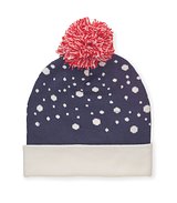 Weihnachtliche Strickmütze Tria