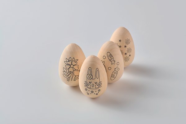 Malset Holz-Ostereier Jöring