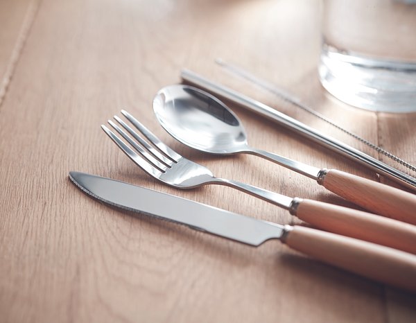 Besteck-Set Edelstahl Leycien