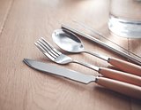 Besteck-Set Edelstahl Leycien