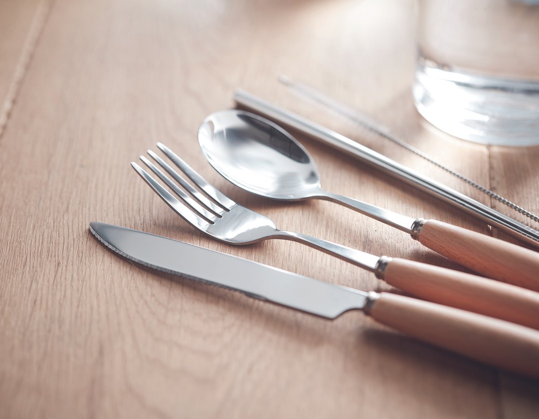 Besteck-Set Edelstahl Leycien