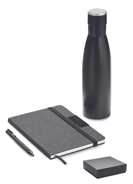 Set Notizbuch mit Flasche Munana