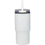 540 ml RCS Becher aus recyceltem Material, doppelwandig isoliert, mit Trinkhalm - Marlixhla