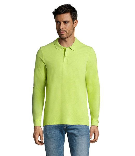 Männer Long-Sleeve Polo 180g Cilgian