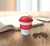 PP Becher mit Silikon-Deckel Cianiga